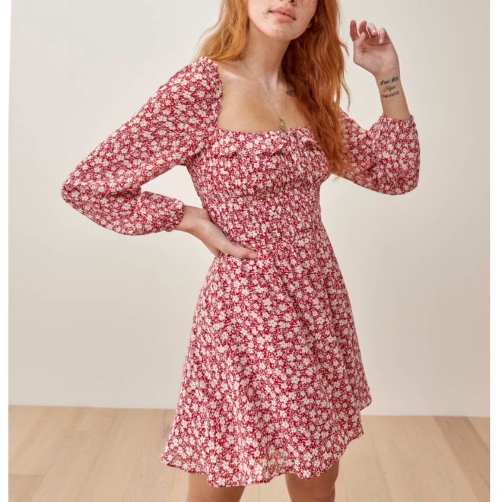 NEW!! Reformation Morris Dress - Amaro
